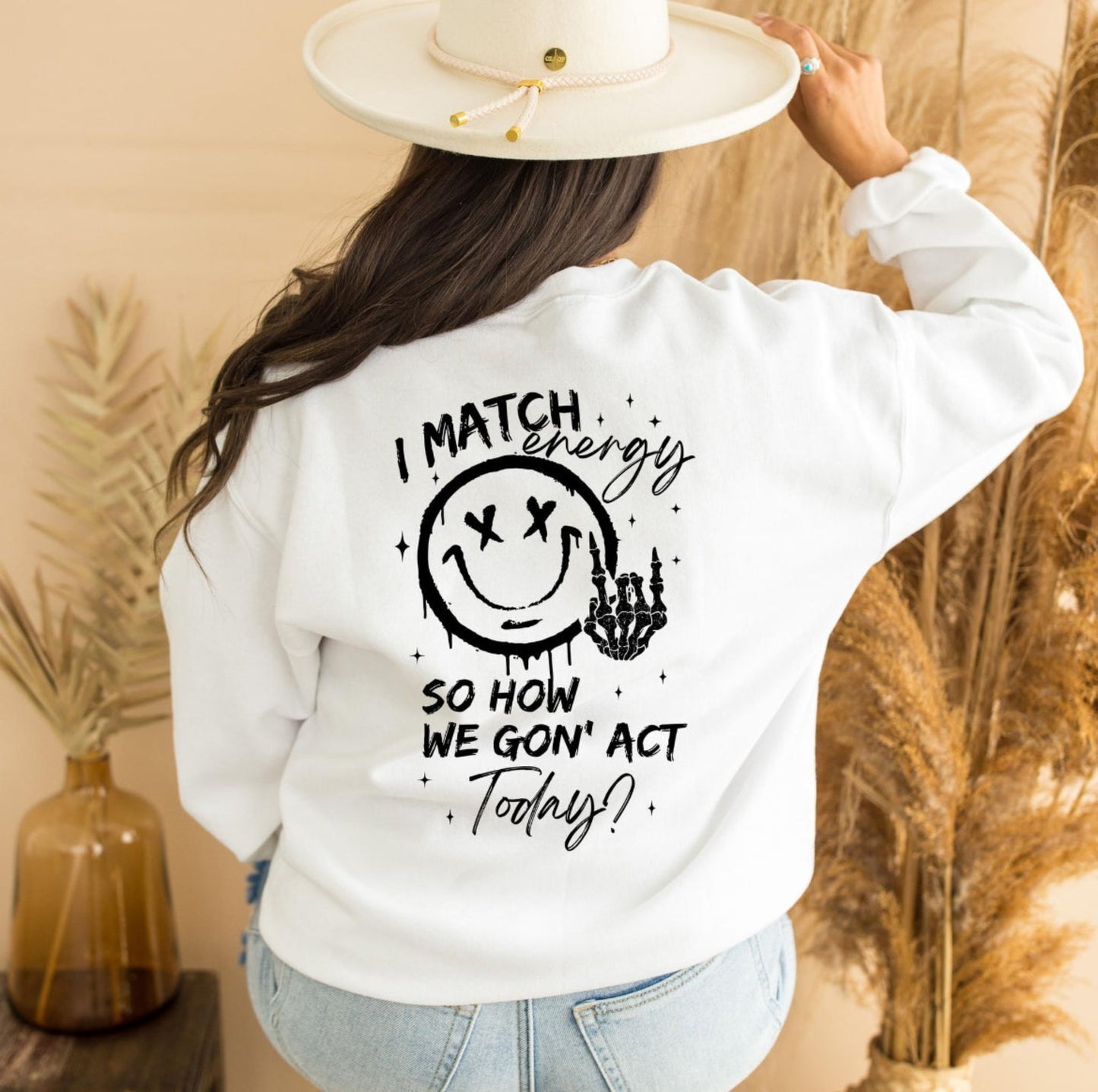 I Match Energy – Luxe Alignment Statement Top