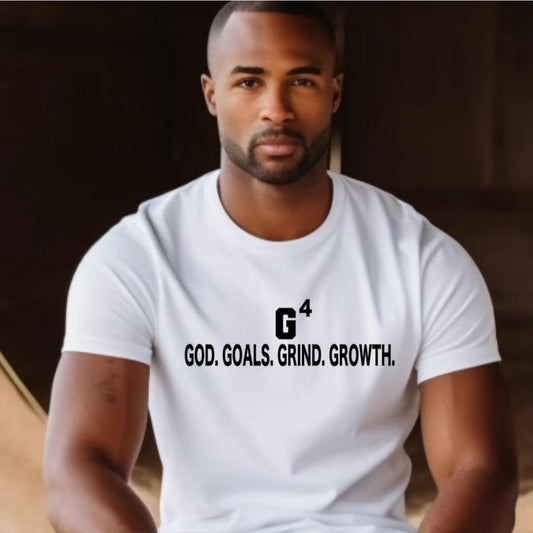 G⁴ Statement Top – God. Goals. Grind. Growth