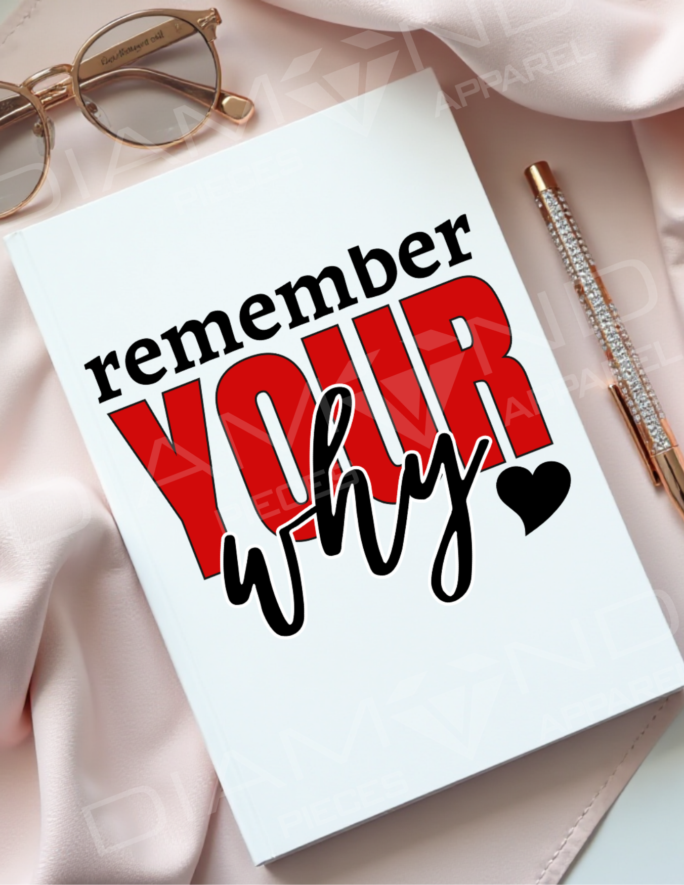 Remember Your Why – Inspirational Journal & Goal Setter Notebook