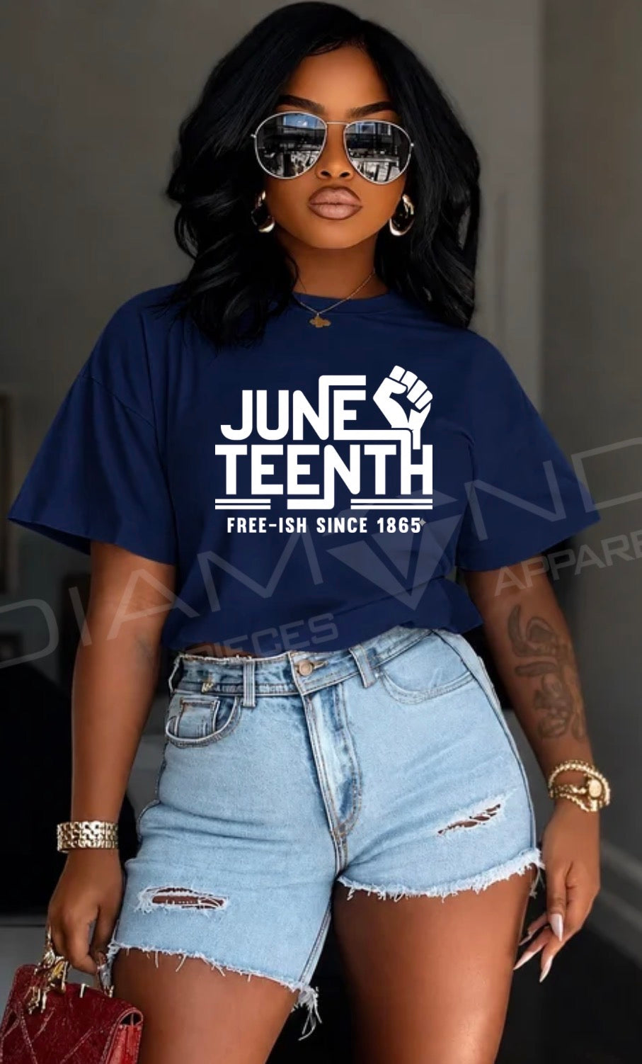 Juneteenth Free-ish Since 1865™ | Bold Heritage Statement Top