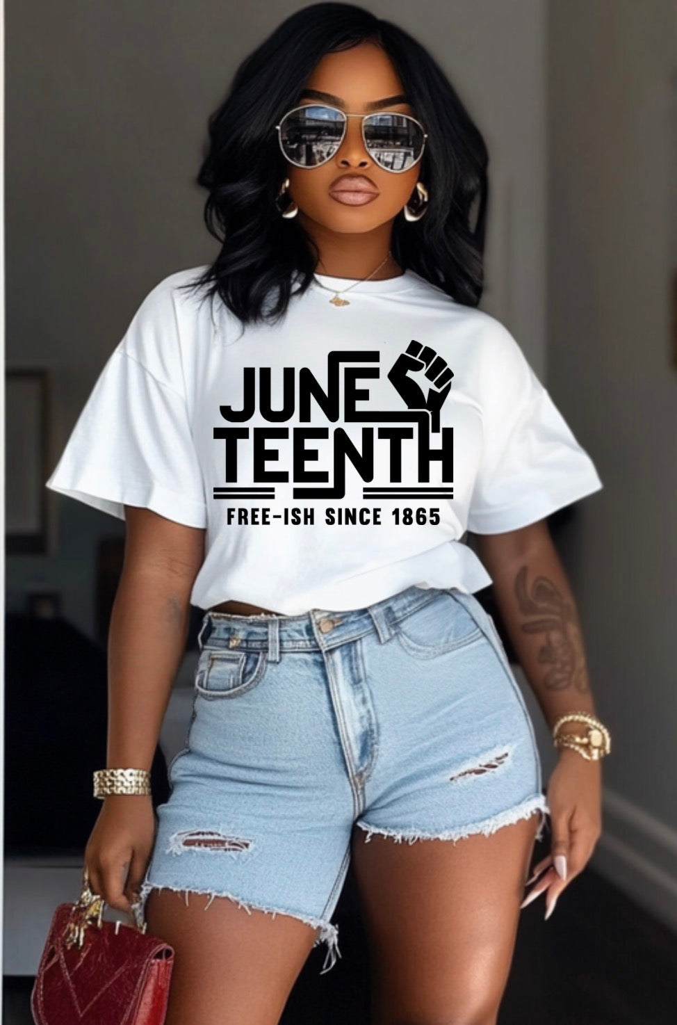 Juneteenth Free-ish Since 1865™ | Bold Heritage Statement Top
