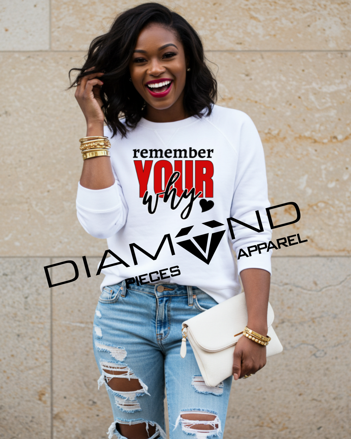 Remember Your Why Motivational Graphic Tee, Sweatshirt & Hoodie | Empowerment Statement Apparel
