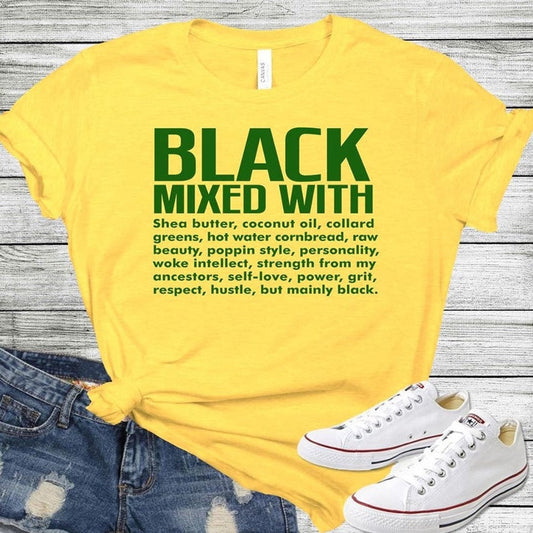 Black Mixed With