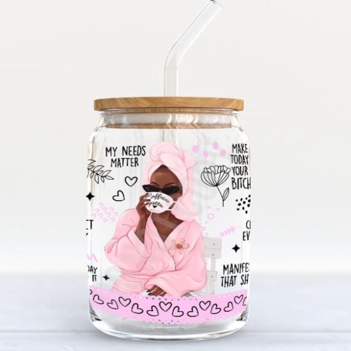 Self Care Affirmation’s Glass Can