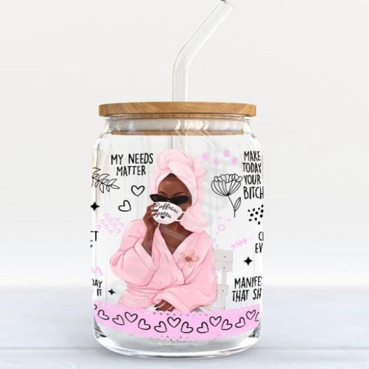 Self Care Affirmation’s Glass Can