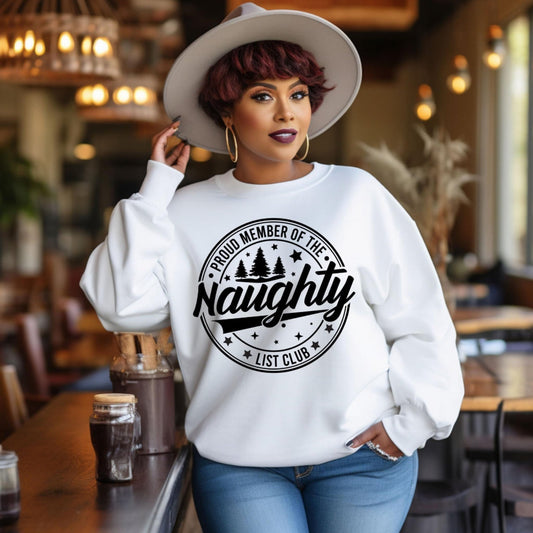 Naughty List Club Holiday Tee | Unisex Christmas Shirt