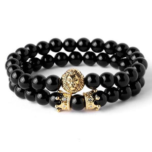 Courage and Crown Bracelet Set